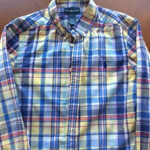 Ralph Lauren Boy's long Sleeve Shirt Size L